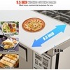 image:imageVEVOR Chef Base Refrigerator 52 W Commercial Chef Bases Worktop Refrigerators 2Drawer Under Counter Fridge with 8 Pans Stainless Steel HeavyDuty Refrigerated Base Invisible Door Handle28W with 8 Pans