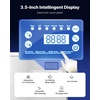 image:imageVEVOR Commercial Ice Maker 450 LbsDay IceMaking Machine 180 Lbs Large Storage Bin with 20 LbsMin Automatic IceDispensing SelfCleaning Ice Machine with Touchscreen for Bar Cafe Restaurant450 LbsDay Ice Maker