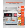 image:imageVEVOR Commercial Refrigerator and Freezer Combo 48 W 32 CuFt Stainless Steel Upright RefrigeratorFreezer with Double Doors AutoDefrost 6 Adjustable Shelves UL Certified48W 33 Cuft Double DoorsRefrigerator
