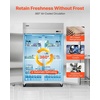 image:imageVEVOR Commercial Refrigerator and Freezer Combo 48 W 32 CuFt Stainless Steel Upright RefrigeratorFreezer with Double Doors AutoDefrost 6 Adjustable Shelves UL Certified48W 33 Cuft Double DoorsRefrigerator