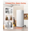 image:imageVEVOR Convertible FreezerRefrigerator 11 CuFt Frost Free Upright Freezer with Temp Control Panel Reversible Door Adjustable Glass Shelves and LED Standing Fridge for Kitchen Office Garage11 CuFt