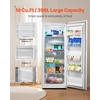 image:imageVEVOR Convertible FreezerRefrigerator 14 CuFt Frost Free Upright Freezer with Temp Control Panel Door Open too Long Alarm Adjustable Shelves and LED Standing Fridge for Kitchen Office Garage14 CuFt