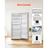 image:imageVEVOR Convertible FreezerRefrigerator 14 CuFt Frost Free Upright Freezer with Temp Control Panel Door Open too Long Alarm Adjustable Shelves and LED Standing Fridge for Kitchen Office Garage14 CuFt