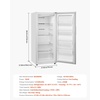 image:imageVEVOR Convertible FreezerRefrigerator 14 CuFt Frost Free Upright Freezer with Temp Control Panel Door Open too Long Alarm Adjustable Shelves and LED Standing Fridge for Kitchen Office Garage14 CuFt