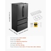 image:imageVEVOR Convertible FreezerRefrigerator 14 CuFt Frost Free Upright Freezer with Temp Control Panel Door Open too Long Alarm Adjustable Shelves and LED Standing Fridge for Kitchen Office Garage189 CuFt