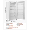 image:imageVEVOR Convertible FreezerRefrigerator 14 CuFt Frost Free Upright Freezer with Temp Control Panel Door Open too Long Alarm Adjustable Shelves and LED Standing Fridge for Kitchen Office Garage20 CuFt
