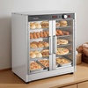 image:imageVEVOR Electric Hot Box Food Warmer 8Tier Commercial Warming Cabinet with Water Tray SingleDoor and Adjustable Shelves Stainless Steel Food Warmer Cabinet for Restaurant Kitchen Pizza Chicken5 Tier2 Transparent Doors