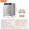 image:imageVEVOR Electric Hot Box Food Warmer 8Tier Commercial Warming Cabinet with Water Tray SingleDoor and Adjustable Shelves Stainless Steel Food Warmer Cabinet for Restaurant Kitchen Pizza Chicken4Tier Single Door