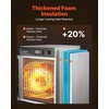 image:imageVEVOR Electric Hot Box Food Warmer 8Tier Commercial Warming Cabinet with Water Tray SingleDoor and Adjustable Shelves Stainless Steel Food Warmer Cabinet for Restaurant Kitchen Pizza Chicken4 Tier