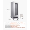 image:imageVEVOR Electric Hot Box Food Warmer 8Tier Commercial Warming Cabinet with Water Tray SingleDoor and Adjustable Shelves Stainless Steel Food Warmer Cabinet for Restaurant Kitchen Pizza Chicken16 TierGlass Door