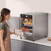 image:imageVEVOR Electric Hot Box Food Warmer 8Tier Commercial Warming Cabinet with Water Tray SingleDoor and Adjustable Shelves Stainless Steel Food Warmer Cabinet for Restaurant Kitchen Pizza Chicken4Tier Single Door