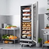 image:imageVEVOR Electric Hot Box Food Warmer 8Tier Commercial Warming Cabinet with Water Tray SingleDoor and Adjustable Shelves Stainless Steel Food Warmer Cabinet for Restaurant Kitchen Pizza Chicken16 TierGlass Door