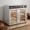 image:imageVEVOR Electric Hot Box Food Warmer 8Tier Commercial Warming Cabinet with Water Tray SingleDoor and Adjustable Shelves Stainless Steel Food Warmer Cabinet for Restaurant Kitchen Pizza Chicken4 Tier2 Transparent Doors