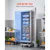 image:imageVEVOR Electric Hot Box Food Warmer 8Tier Commercial Warming Cabinet with Water Tray SingleDoor and Adjustable Shelves Stainless Steel Food Warmer Cabinet for Restaurant Kitchen Pizza Chicken16 Tier