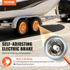 image:imageVEVOR Electric Trailer Brake Assembly 10 x 214 1 Pair SelfAdjusting Electric Brakes Kit for 3500 lbs Axle 4Hole Mounting Backing Plates for Brake System Part Replacement 1 Right  1 Left2 Pair Brakes