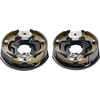 image:imageVEVOR Electric Trailer Brake Assembly 10 x 214 1 Pair SelfAdjusting Electric Brakes Kit for 3500 lbs Axle 4Hole Mounting Backing Plates for Brake System Part Replacement 1 Right  1 Left1 Pair Brakes