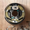image:imageVEVOR Electric Trailer Brake Assembly 10 x 214 1 Pair SelfAdjusting Electric Brakes Kit for 3500 lbs Axle 4Hole Mounting Backing Plates for Brake System Part Replacement 1 Right  1 Left2 Pair Brakes