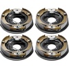 image:imageVEVOR Electric Trailer Brake Assembly 12 x 2 1 Pair SelfAdjusting Electric Brakes Kit for 7000 lbs Axle 5Hole Mounting Backing Plates for Braking System Part Replacement 1 Right  1 Left2 Pairs Brakes