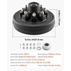 image:imageVEVOR Electric Trailer Brake Assembly 12 x 2 1 Pair SelfAdjusting Electric Brakes Kit for 7000 lbs Axle 5Hole Mounting Backing Plates for Braking System Part Replacement 1 Right  1 Left1 Brake Drums