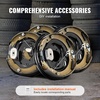 image:imageVEVOR Electric Trailer Brake Assembly 12 x 2 1 Pair SelfAdjusting Electric Brakes Kit for 7000 lbs Axle 5Hole Mounting Backing Plates for Braking System Part Replacement 1 Right  1 Left2 Pairs Brakes