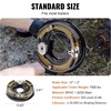 image:imageVEVOR Electric Trailer Brake Assembly 12 x 2 1 Pair SelfAdjusting Electric Brakes Kit for 7000 lbs Axle 5Hole Mounting Backing Plates for Braking System Part Replacement 1 Right  1 Left2 Pairs Brakes