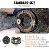 image:imageVEVOR Electric Trailer Brake Assembly 12 x 2 1 Pair SelfAdjusting Electric Brakes Kit for 7000 lbs Axle 5Hole Mounting Backing Plates for Braking System Part Replacement 1 Right  1 Left2 Brakes  2 Brake Drums