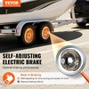 image:imageVEVOR Electric Trailer Brake Assembly 12 x 2 1 Pair SelfAdjusting Electric Brakes Kit for 7000 lbs Axle 5Hole Mounting Backing Plates for Braking System Part Replacement 1 Right  1 Left2 Brakes  2 Brake Drums