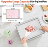image:imageVEVOR Fried Ice Cream Machine 126 x 85 120W StirFried Ice Cream Roll Maker with Compressor and 2 Scrapers for Making Dessert Rolls Frozen Yogurt120W