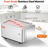 image:imageVEVOR Fried Ice Cream Machine 126 x 85 120W StirFried Ice Cream Roll Maker with Compressor and 2 Scrapers for Making Dessert Rolls Frozen Yogurt120W