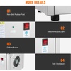 image:imageVEVOR Fried Ice Cream Machine 126 x 85 120W StirFried Ice Cream Roll Maker with Compressor and 2 Scrapers for Making Dessert Rolls Frozen Yogurt220W
