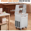 image:imageVEVOR Fried Ice Cream Roll Machine Stainless Steel Commercial Rolled Ice Cream Maker with Compressor and 4 Scrapers2Pcs 177 x 177 Square StirFried Ice Cream Pans for Frozen YogurtIce Cream840Wsingle pan