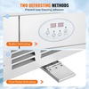 image:imageVEVOR Fried Ice Cream Roll Machine Stainless Steel Commercial Rolled Ice Cream Maker with Compressor and 4 Scrapers2Pcs 177 x 177 Square StirFried Ice Cream Pans for Frozen YogurtIce Cream1750Wdouble pans