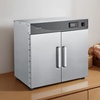 image:imageVEVOR Hot Box Food Warmer 4Tier Concession Warmer with Water Tray 4 Pans DoubleDoor and Adjustable Shelves Stainless Steel Food Warmer Cabinet Ideal for Storing Pizza Chicken Restaurant