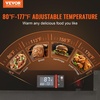 image:imageVEVOR Hot Box Food Warmer 4Tier Concession Warmer with Water Tray 4 Pans Glass Doubledoor and Adjustable Shelves Stainless Steel Food Warmer Cabinet Ideal for Storing Pizza Chicken Restaurant