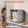 image:imageVEVOR Hot Box Food Warmer 4Tier Concession Warmer with Water Tray 4 Pans Glass Doubledoor and Adjustable Shelves Stainless Steel Food Warmer Cabinet Ideal for Storing Pizza Chicken Restaurant