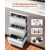 image:imageVEVOR Outdoor Kitchen Drawers 13 W x 205 H x 21 D Flush Mount Double BBQ Access Drawers with Stainless Steel Handle BBQ Island for Outdoor Kitchens or Patio Grill Station147W x 254H x 187D Inch