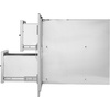 image:imageVEVOR Outdoor Kitchen Drawers 13 W x 205 H x 21 D Flush Mount Double BBQ Access Drawers with Stainless Steel Handle BBQ Island for Outdoor Kitchens or Patio Grill StationDrawerDoor 325W x 217H x 205D Inch
