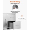 image:imageVEVOR Outdoor Kitchen Drawers 13 W x 205 H x 21 D Flush Mount Double BBQ Access Drawers with Stainless Steel Handle BBQ Island for Outdoor Kitchens or Patio Grill StationDrawerDoor 325W x 217H x 205D Inch