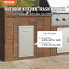 image:imageVEVOR Outdoor Kitchen Drawers 13 W x 205 H x 21 D Flush Mount Double BBQ Access Drawers with Stainless Steel Handle BBQ Island for Outdoor Kitchens or Patio Grill StationBinGas 134Wx257Hx196DInch