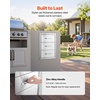 image:imageVEVOR Outdoor Kitchen Drawers 13 W x 205 H x 21 D Flush Mount Double BBQ Access Drawers with Stainless Steel Handle BBQ Island for Outdoor Kitchens or Patio Grill Station16W x 215H x 18D Inch