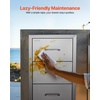 image:imageVEVOR Outdoor Kitchen Drawers 13 W x 205 H x 21 D Flush Mount Double BBQ Access Drawers with Stainless Steel Handle BBQ Island for Outdoor Kitchens or Patio Grill StationTissue 17W x 30H x 21D Inch