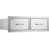 image:imageVEVOR Outdoor Kitchen Drawers 13 W x 205 H x 21 D Flush Mount Double BBQ Access Drawers with Stainless Steel Handle BBQ Island for Outdoor Kitchens or Patio Grill Station30W x 10H x 20D Inch