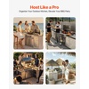 image:imageVEVOR Outdoor Kitchen Drawers 13 W x 205 H x 21 D Flush Mount Double BBQ Access Drawers with Stainless Steel Handle BBQ Island for Outdoor Kitchens or Patio Grill StationTissue 17W x 30H x 21D Inch