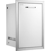 image:imageVEVOR Outdoor Kitchen Drawers 13 W x 205 H x 21 D Flush Mount Double BBQ Access Drawers with Stainless Steel Handle BBQ Island for Outdoor Kitchens or Patio Grill StationBinGas 16W x 22H x 16 D Inch