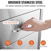 image:imageVEVOR Outdoor Kitchen Drawers 13 W x 205 H x 21 D Flush Mount Double BBQ Access Drawers with Stainless Steel Handle BBQ Island for Outdoor Kitchens or Patio Grill Station18W x 23H x 23D Inch