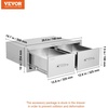 image:imageVEVOR Outdoor Kitchen Drawers 13 W x 205 H x 21 D Flush Mount Double BBQ Access Drawers with Stainless Steel Handle BBQ Island for Outdoor Kitchens or Patio Grill Station30W x 10H x 20D Inch