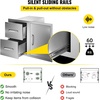 image:imageVEVOR Outdoor Kitchen Drawers 13 W x 205 H x 21 D Flush Mount Double BBQ Access Drawers with Stainless Steel Handle BBQ Island for Outdoor Kitchens or Patio Grill StationDrawerDoor 325W x 22H x 205D Inch