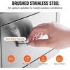 image:imageVEVOR Outdoor Kitchen Drawers 13 W x 205 H x 21 D Flush Mount Double BBQ Access Drawers with Stainless Steel Handle BBQ Island for Outdoor Kitchens or Patio Grill Station14W x 85H x 23D Inch