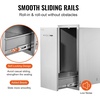 image:imageVEVOR Outdoor Kitchen Drawers 13 W x 205 H x 21 D Flush Mount Double BBQ Access Drawers with Stainless Steel Handle BBQ Island for Outdoor Kitchens or Patio Grill StationBinGas 134Wx257Hx196DInch