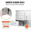 image:imageVEVOR Outdoor Kitchen Trash Drawer 197W x 29H x 157D Inch Outdoor Kitchen Drawers Cabinets Stainless Steel BBQ Island Drawers Trash Pull Out Drawer BBQ Trash Bin Outdoor Grill DrawersSUS